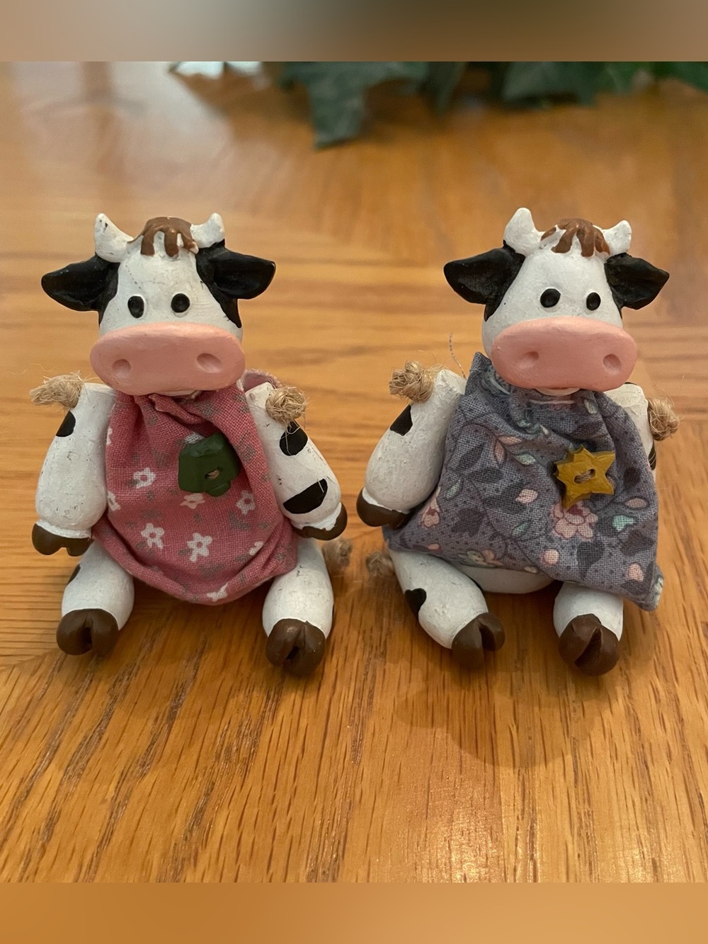 Vintage Russ “Minikins" Cow Figurines